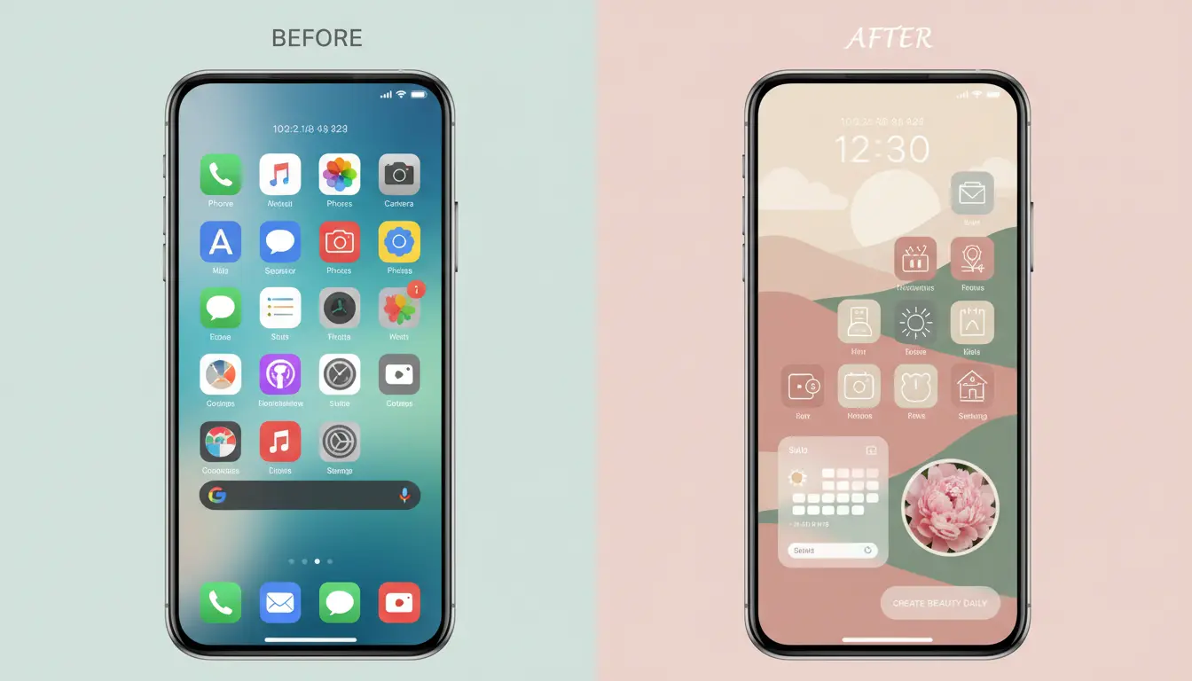 Before vs After: 5 Stunning Home Screen Transformations